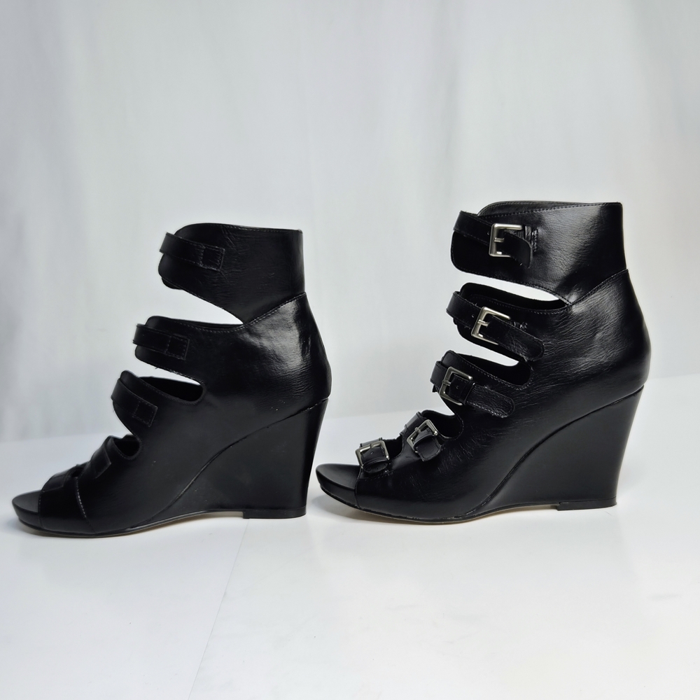 Madden Girl Gipsey Black Vegan Wedge 2010 - Picture 4 of 7